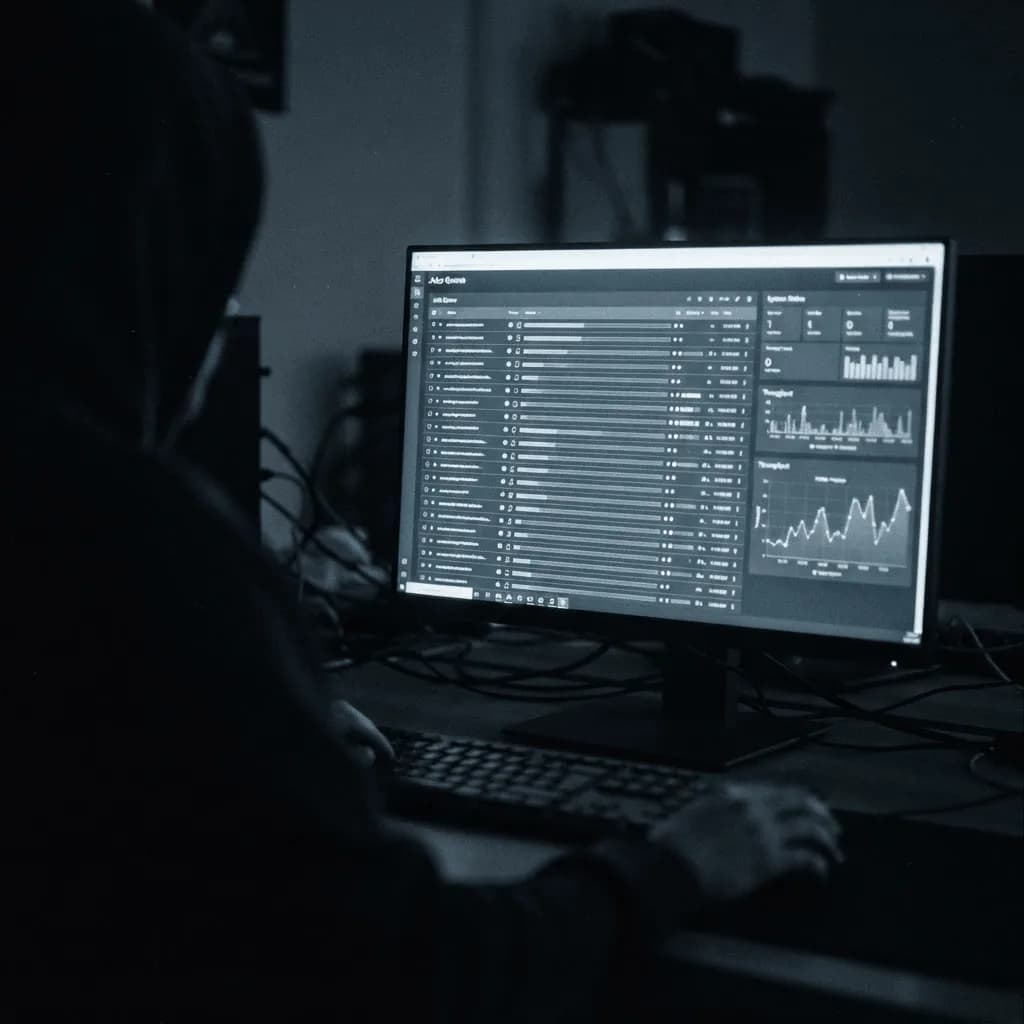 Схема очереди задач с обработчиками и повторными попытками