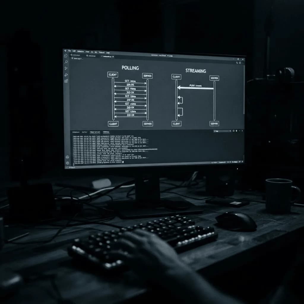 Две схемы обмена: система отправляет уведомление и система опрашивает API